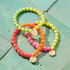 54633mix12 Armband Add Some Neon Groen.Blauw